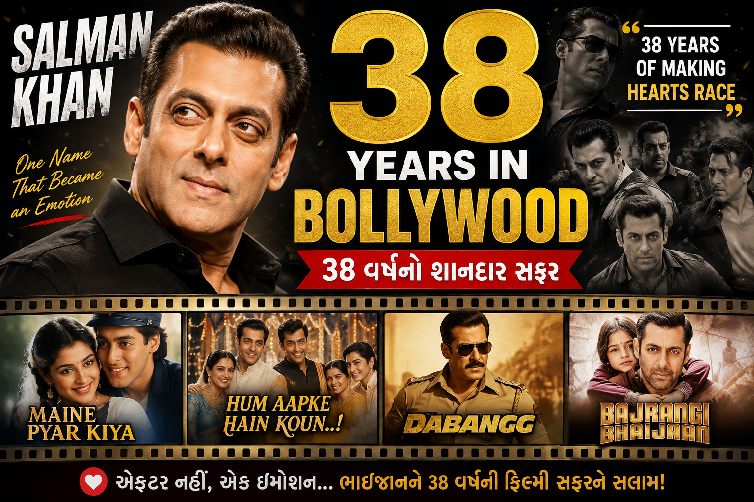 Salman Khan 38 Years in Bollywood